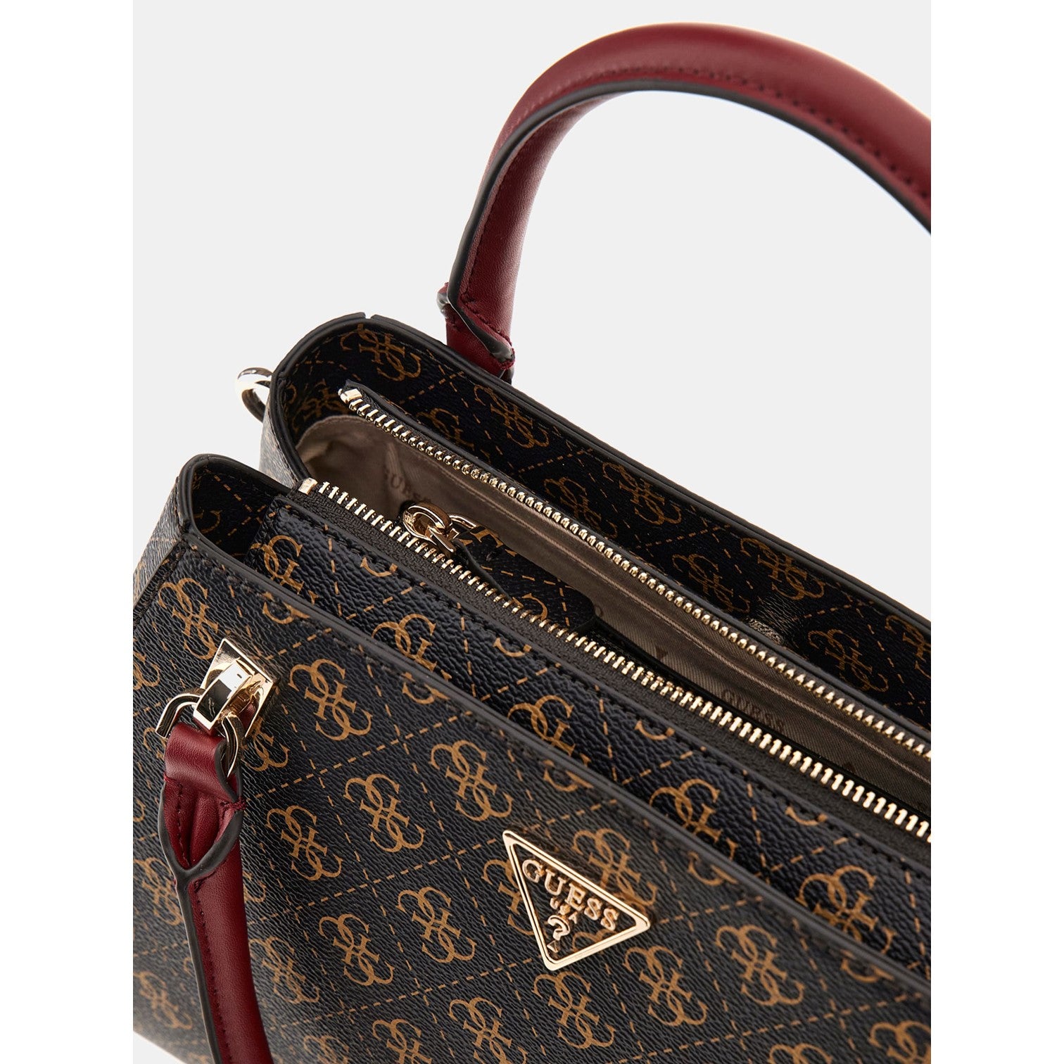 Guess Noelle 4g Handväska Mörkbrun