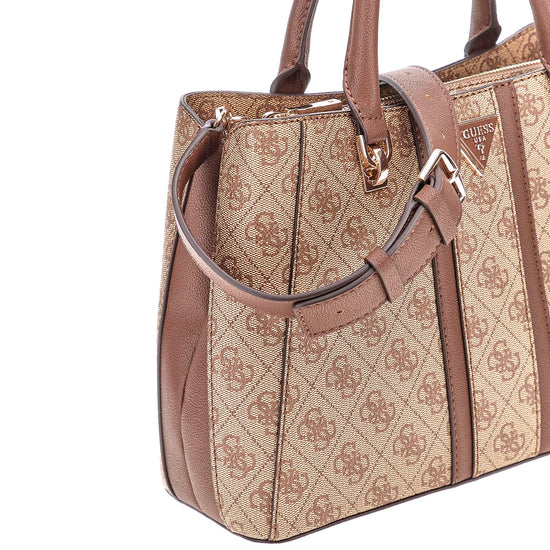 Guess Noreen 4g Logo Handväska Brun