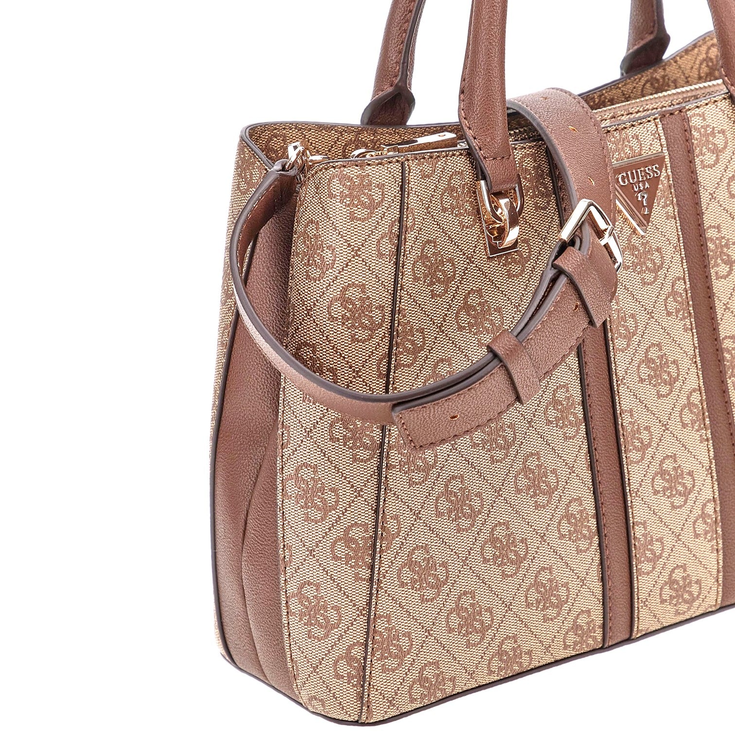 Guess Noreen 4g Logo Handväska Brun