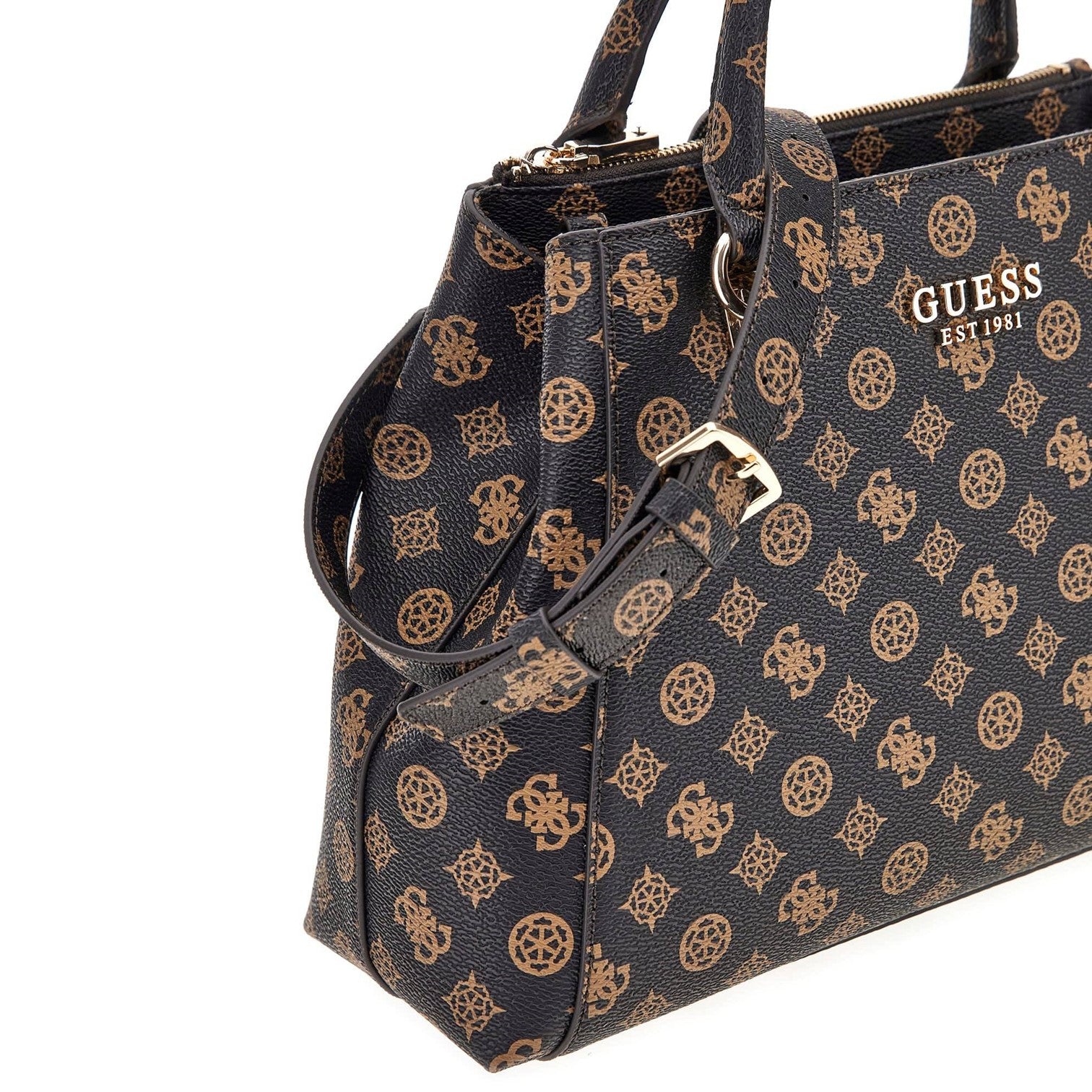 Guess Evelune Handväska Mörkbrun