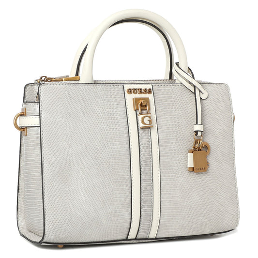 Guess Katey Snake Handväska Beige