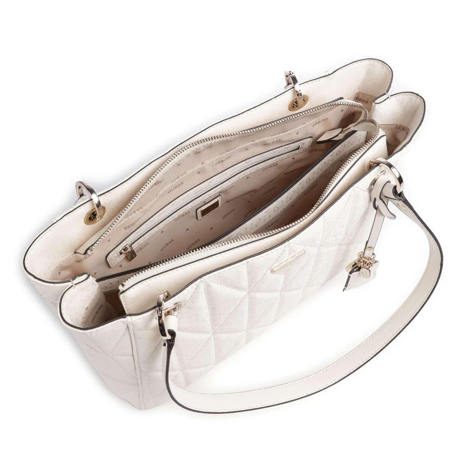 Guess Aldina Noel Handväska Vit