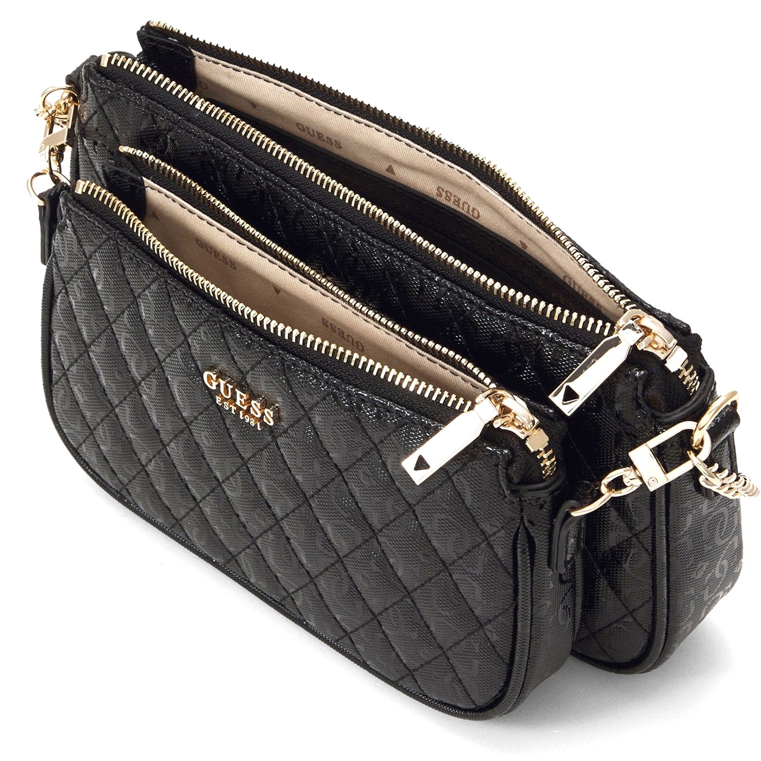 Guess Yarmilla Axelremsväska 2in1 Svart