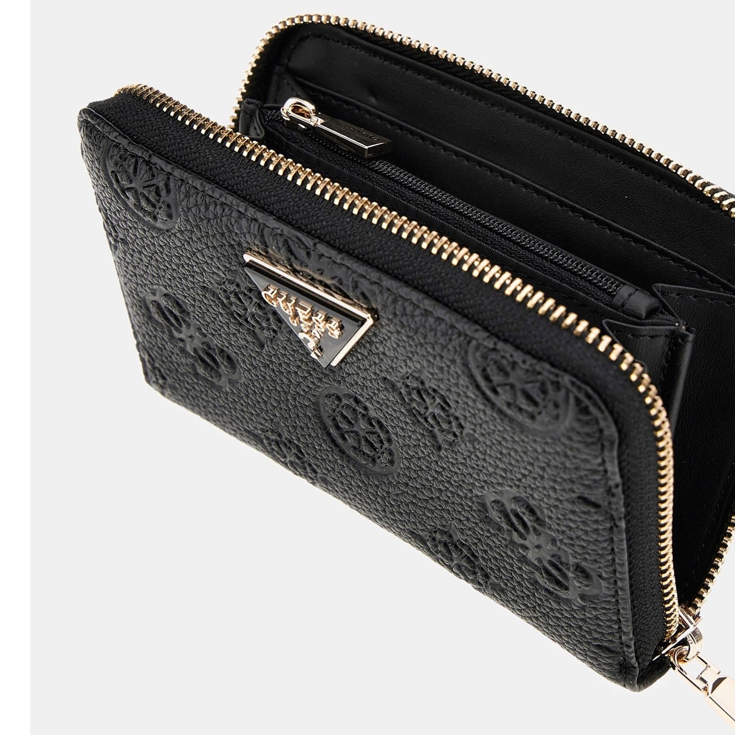 Guess Peony Plånbok Mellanstor Svart