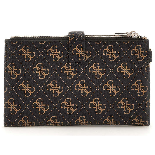 Guess Noreen 4g Logo Plånbok Mörkbrun