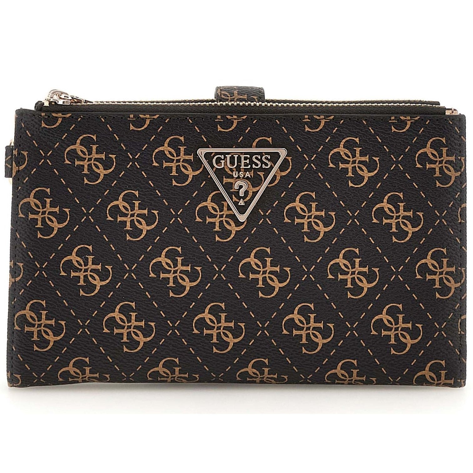 Guess Noreen 4g Logo Plånbok Mörkbrun