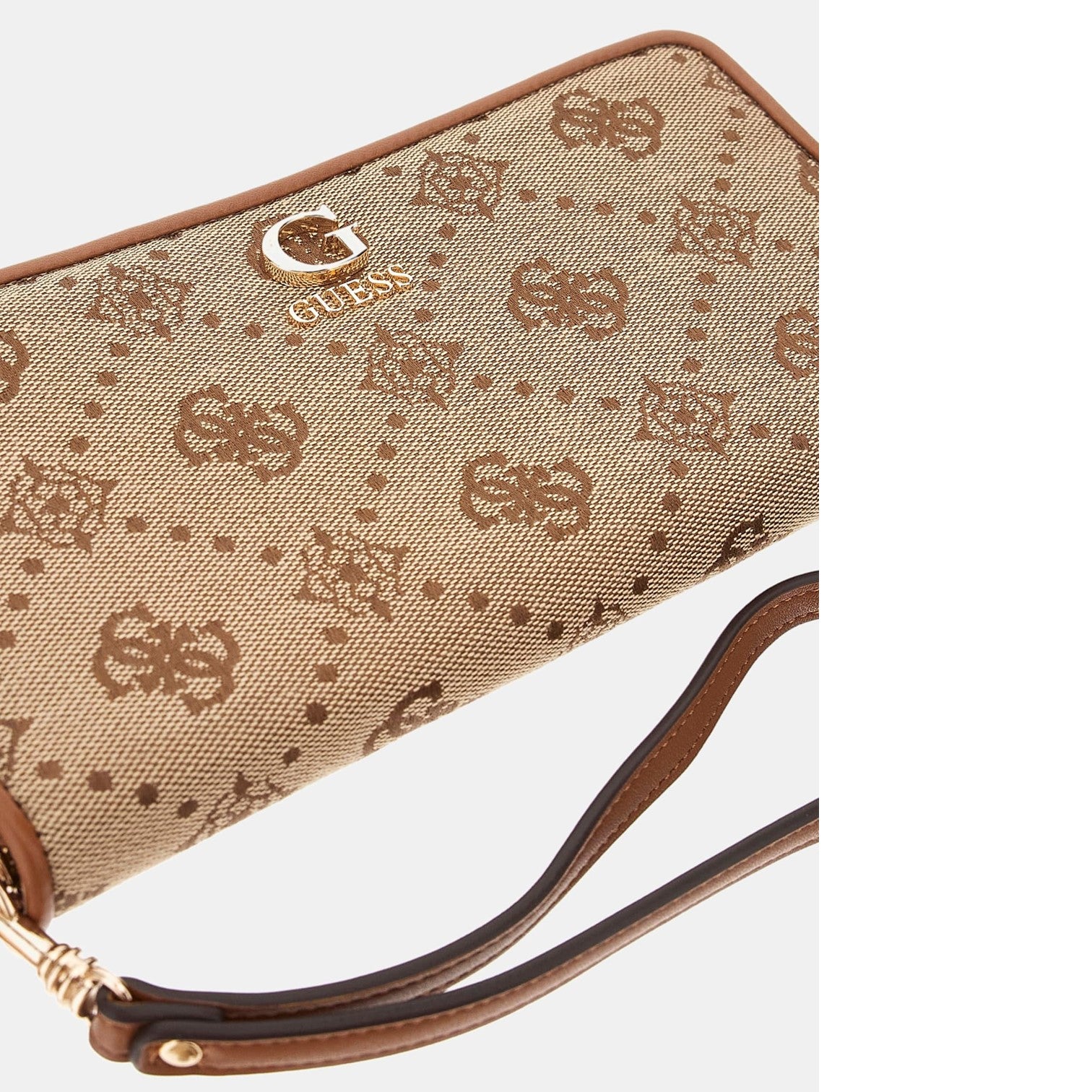 Guess Peony 4G Plånbok Cognac