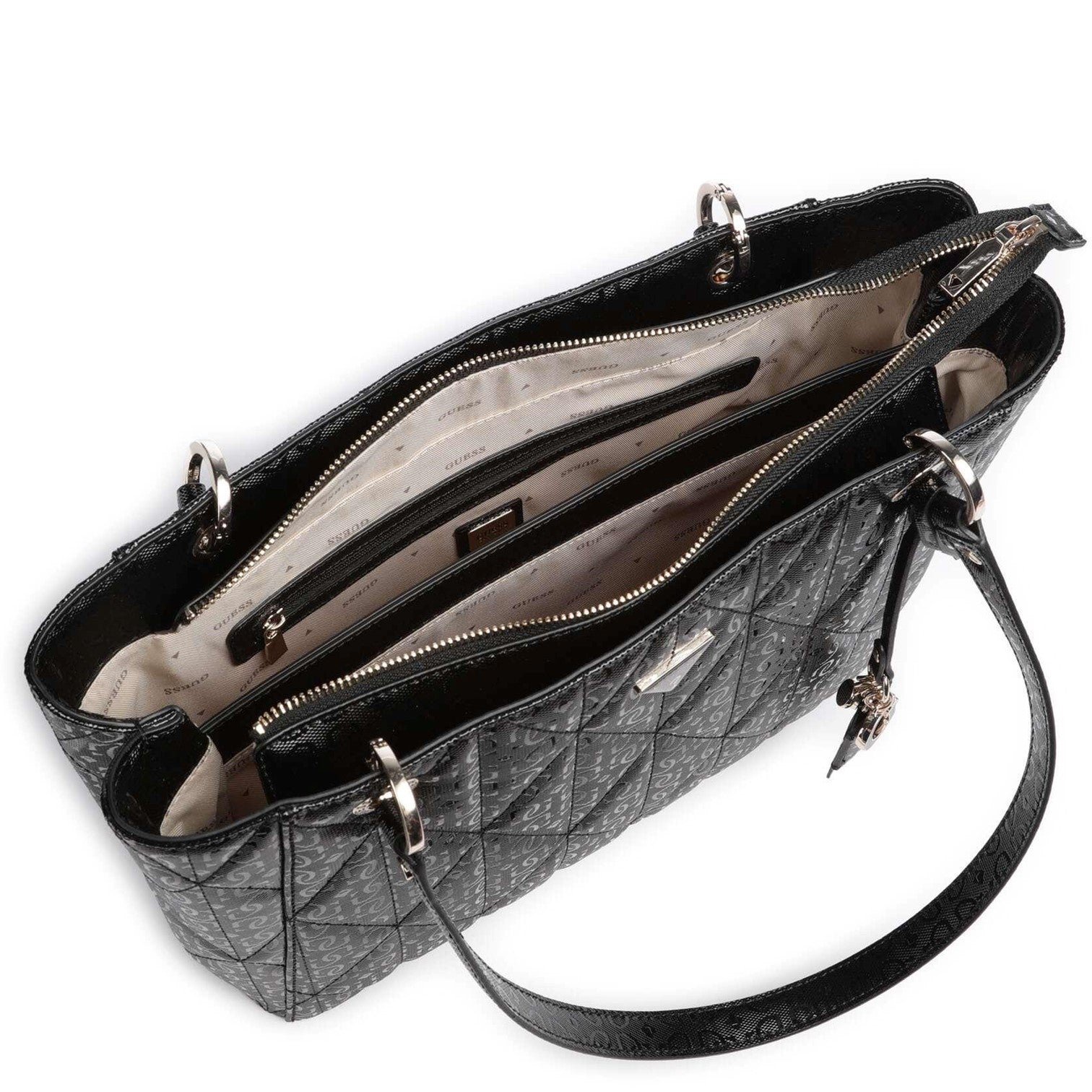 Guess Aldina Noel Handväska Svart