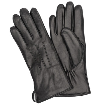 HK Luxe Damhandske Lammskinn Svart