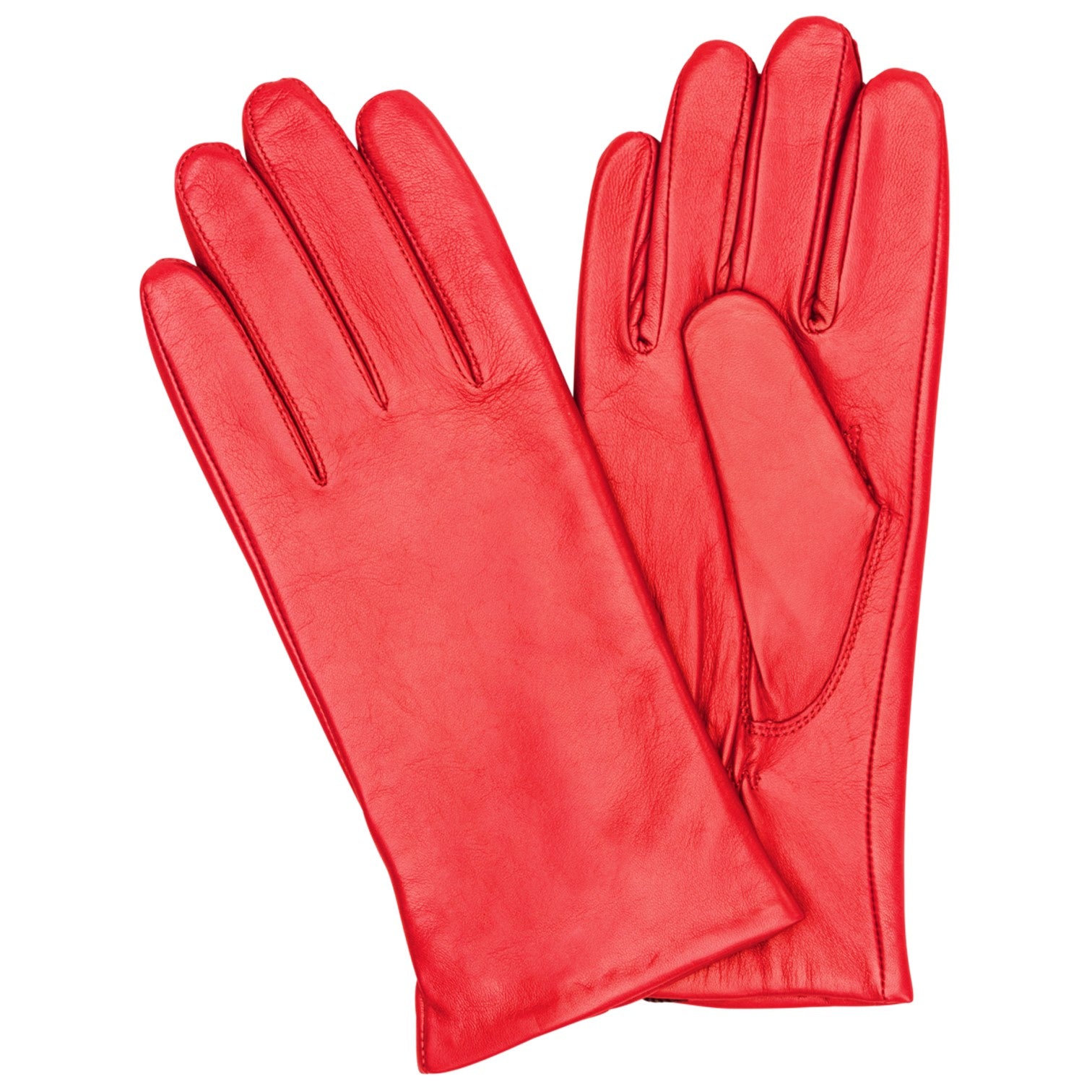 HK Lady Damhandske Lammskinn Röd