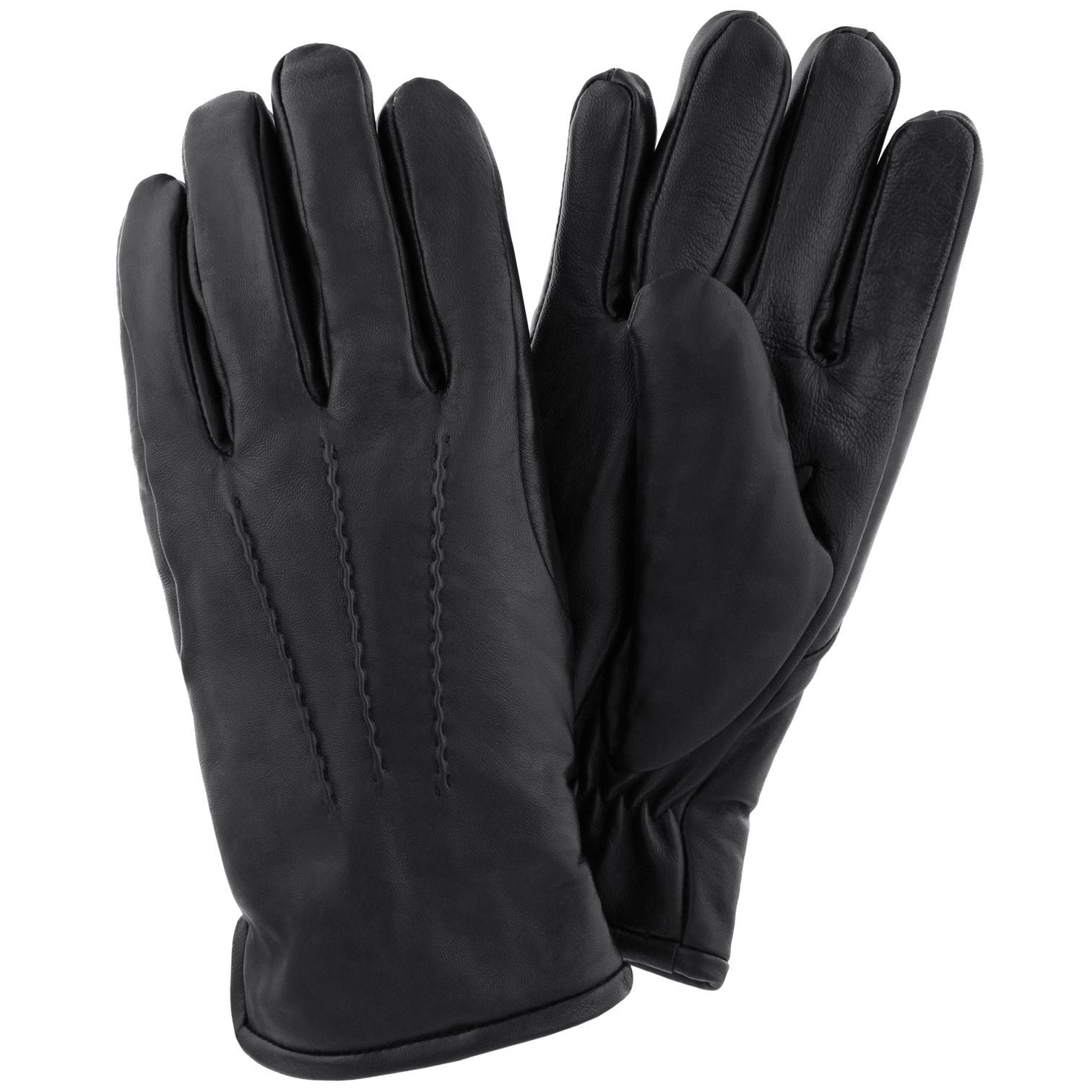 HK Herrhandske Lammskinn Svart