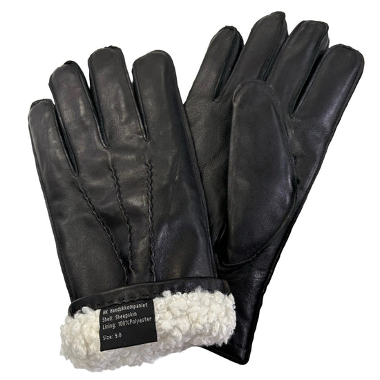 HK York Herrhandskar Fårnappa Svart