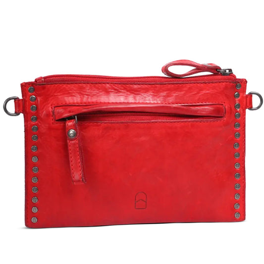 House Of Nordic Vintage Rocks Clutch i Skinn Röd