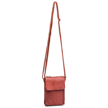 House Of Nordic 1967 Mobilväska i Skinn Rusty