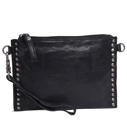 House Of Nordic Vintage Rocks Clutch i Skinn Svart