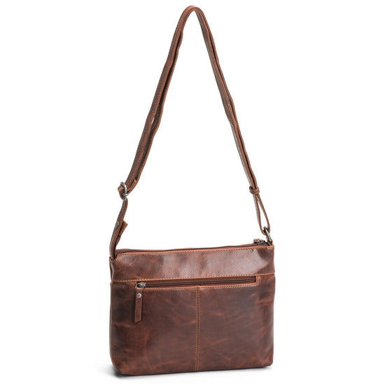 House Of Sajaco Vintage Axelremsväska Skinn Cognac