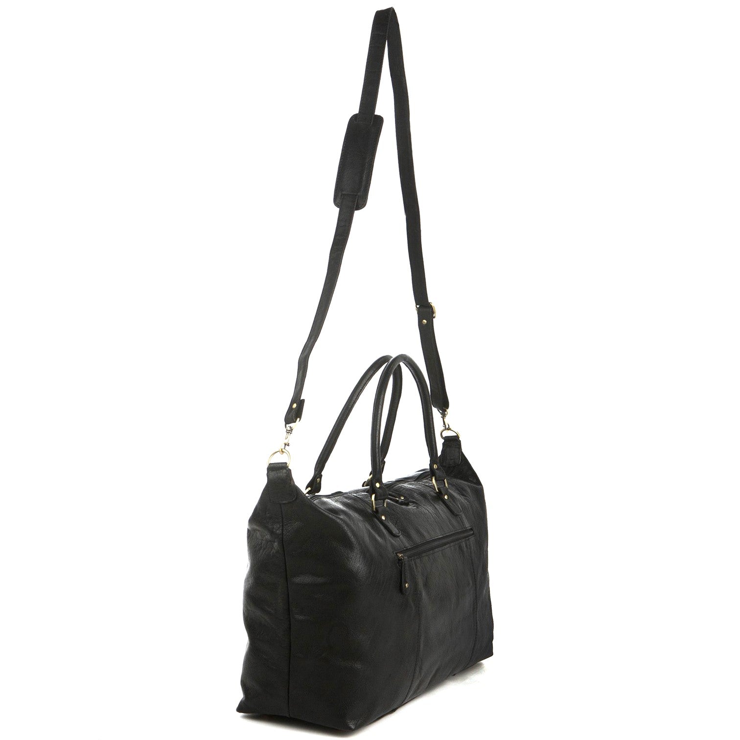 House Of Sajaco Weekendbag Stor i Skinn Svart