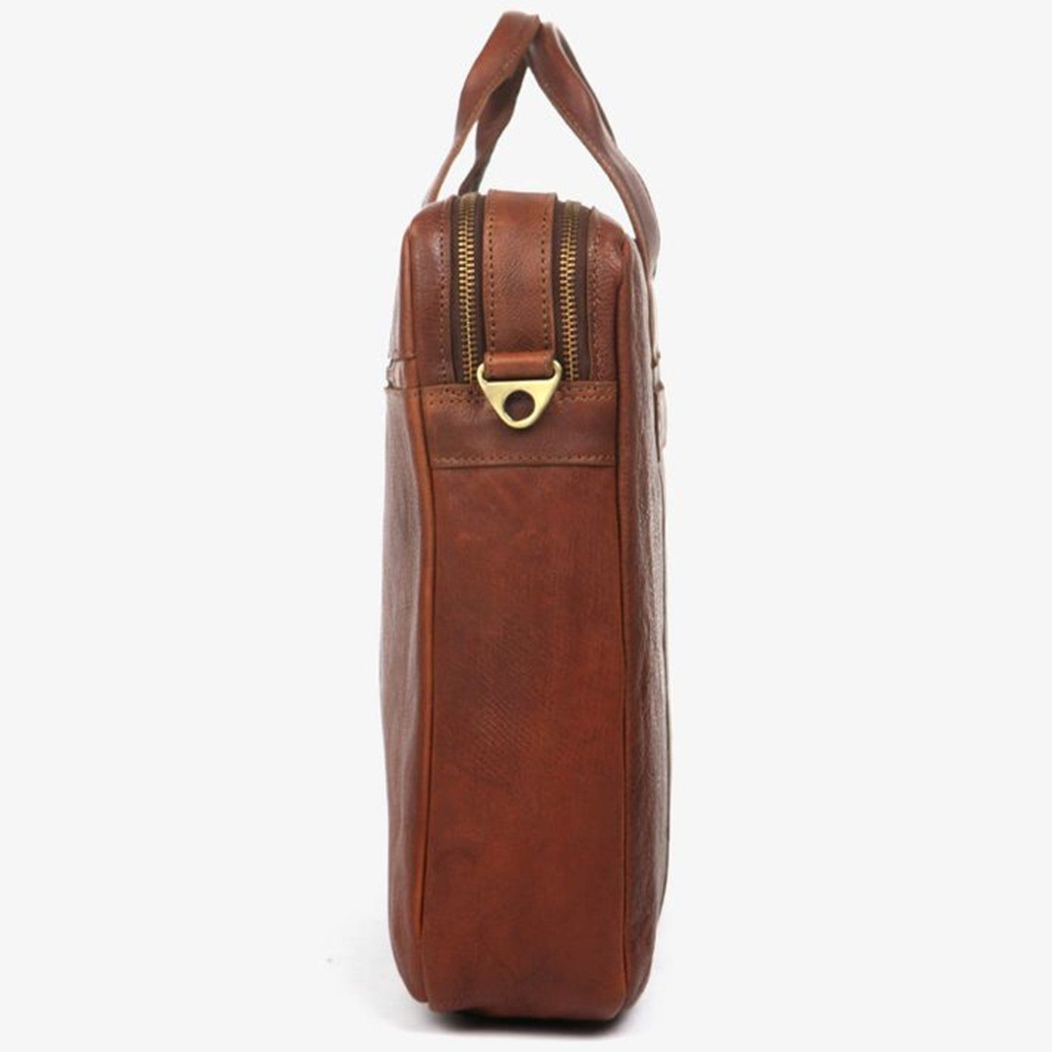 House Of Sajaco Datorportfölj 16" i Skinn Cognac