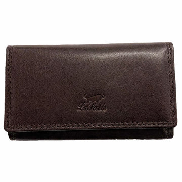 Le Salle Nyckelfodral i Skinn Mörkbrun