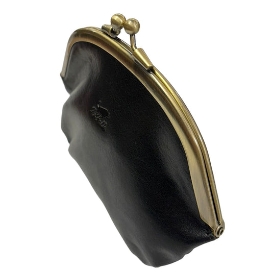 Le Salle Myntbörs i Skinn Svart