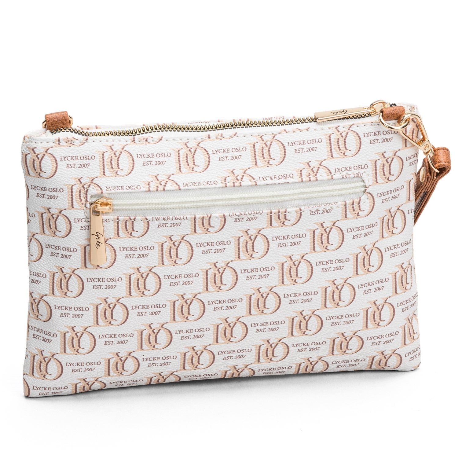 Lycke Saga Axelväska i Clutchmodell Beige