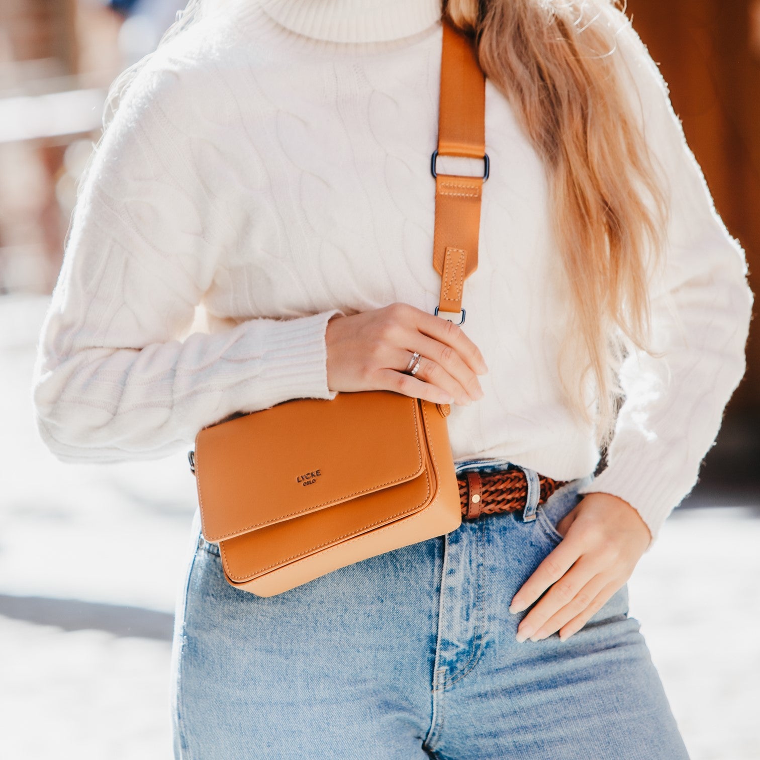 Lycke Gabi Crossover Väska Senapsgul