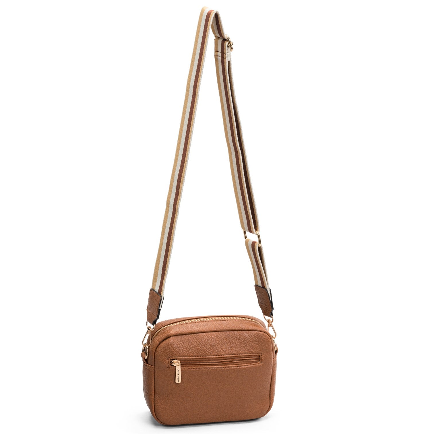 Lycke Alma Axelremsväska Cognac