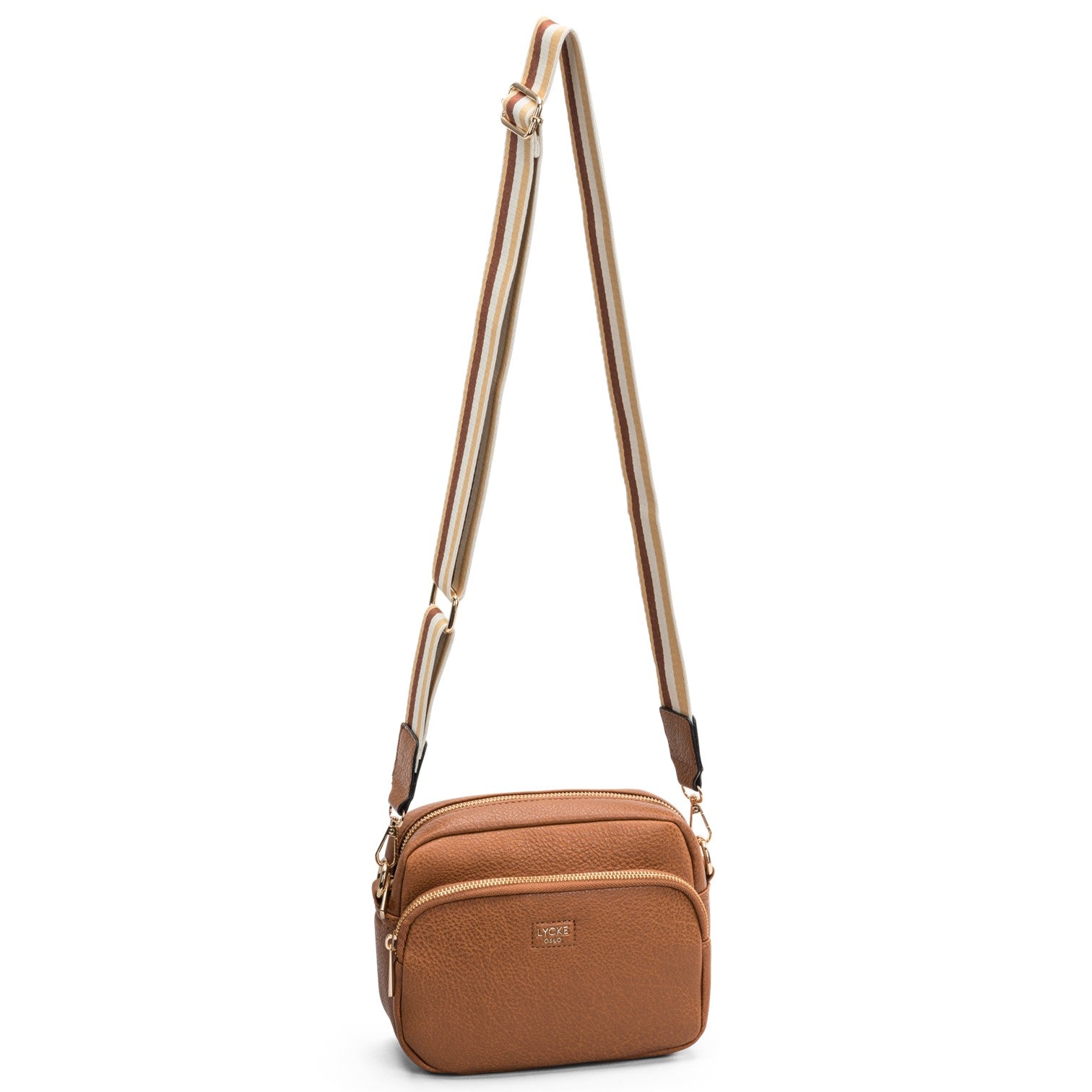 Lycke Alma Axelremsväska Cognac