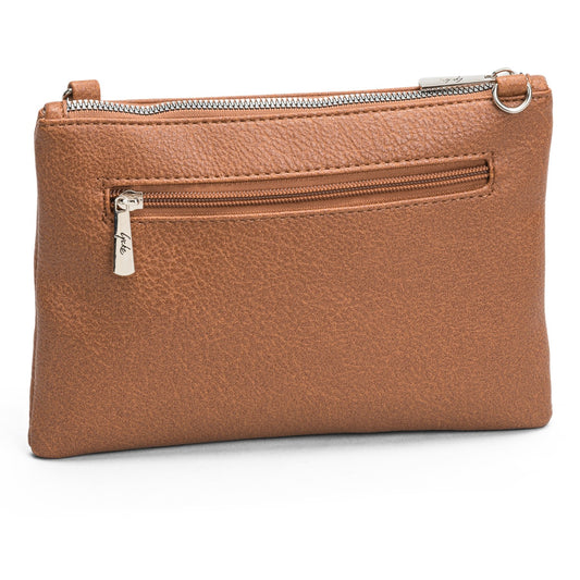 Lycke Nora clutch-väska Liten Cognac