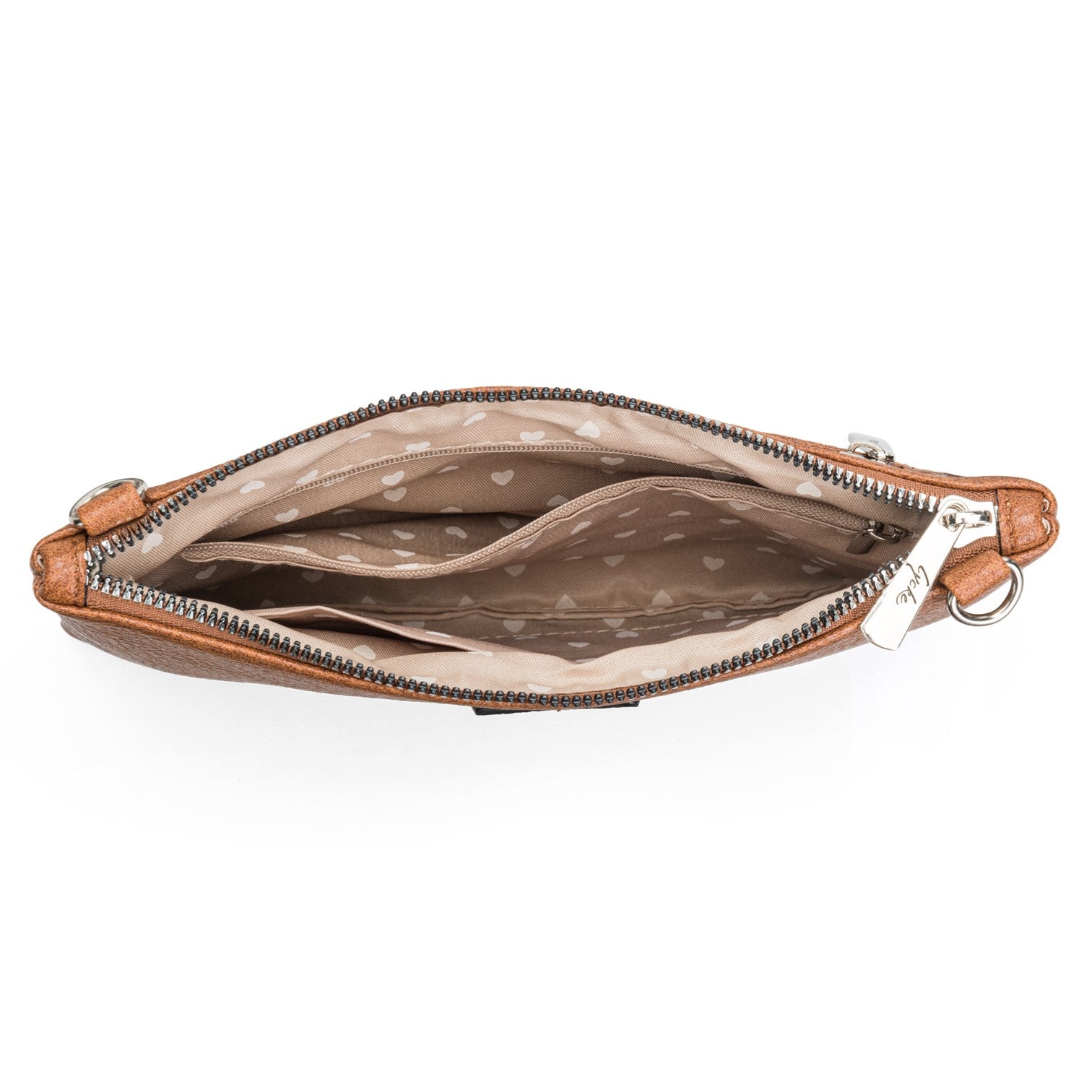 Lycke Nora clutch-väska Liten Cognac