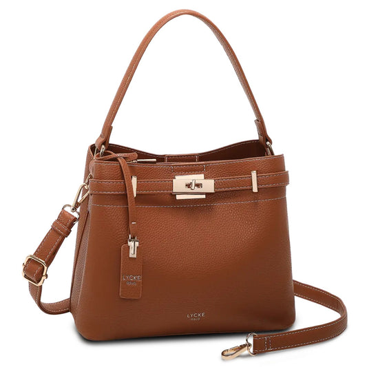 Lycke Askim Axelväska Cognac