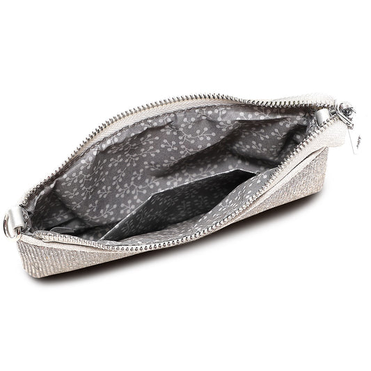 Lycke Party Clutch Silver