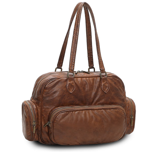 Lycke Retro Handväska Brun