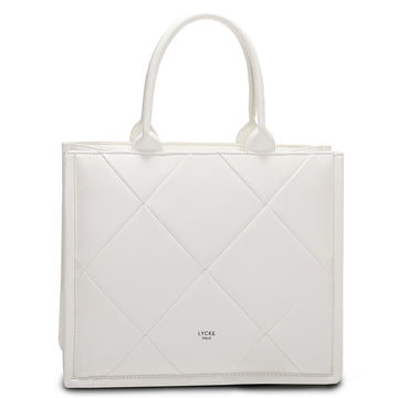 Lycke Stavern Stor Handväska Vit