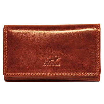 Le Salle Nyckelfodral i Skinn Cognac