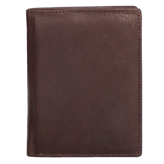 Adriatik Plånbok Mellanstor i Skinn Brun