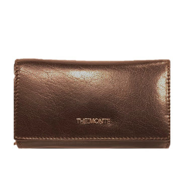 The Monte Lina Plånbok Mellanstor i Skinn Brun