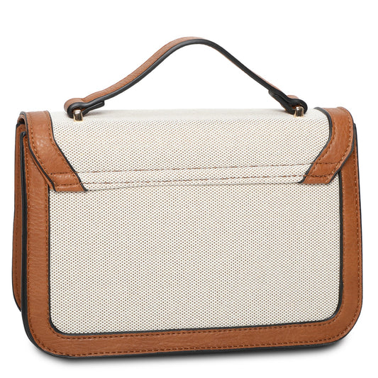 Puccini Linea Axelväska Beige/Cognac