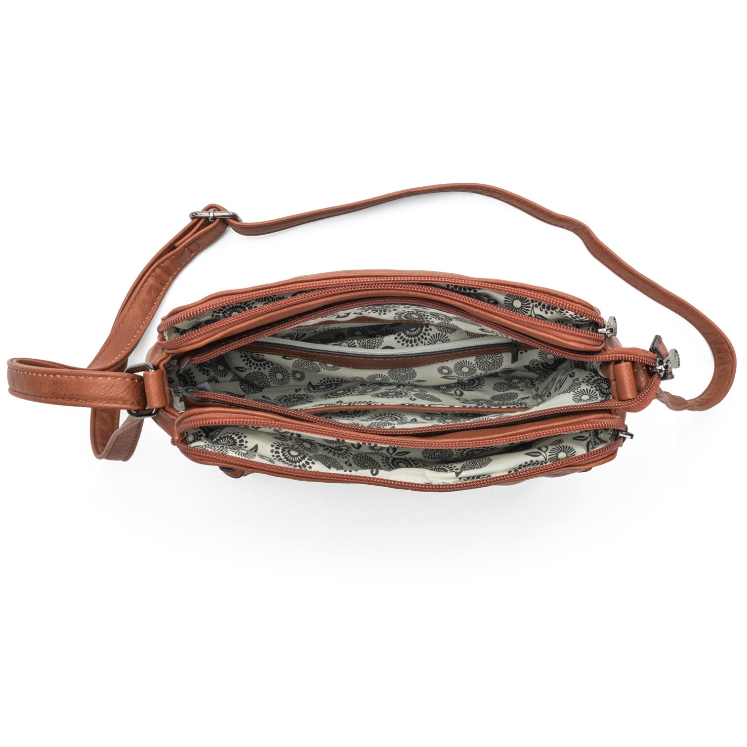 Puccini Donna  Axelväska Cognac