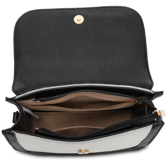 Puccini Linea Axelväska Beige/Svart