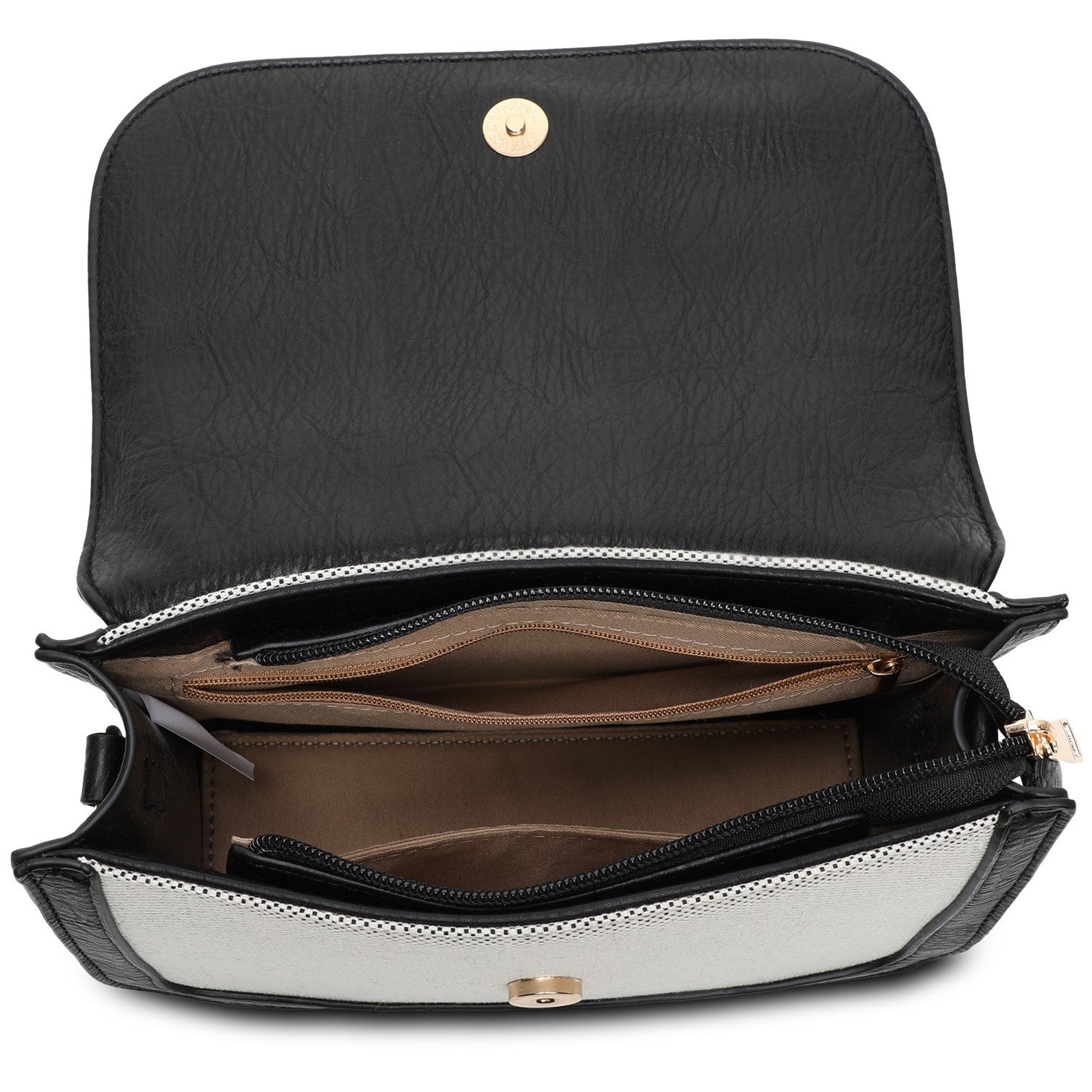 Puccini Linea Axelväska Beige/Svart