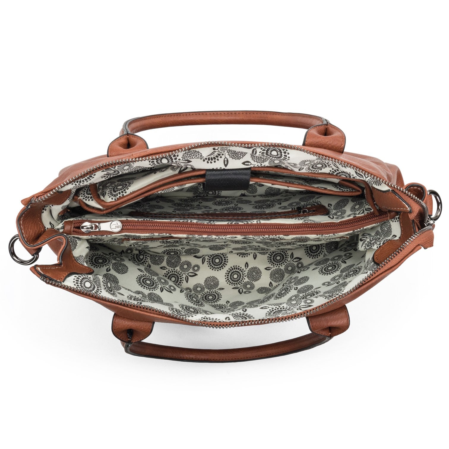 Puccini Donna Arbetsväska Datorfack Cognac