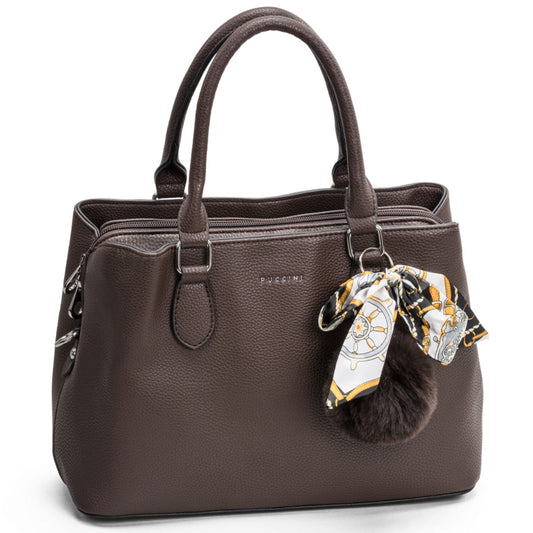 Puccini Anna Handväska Brun