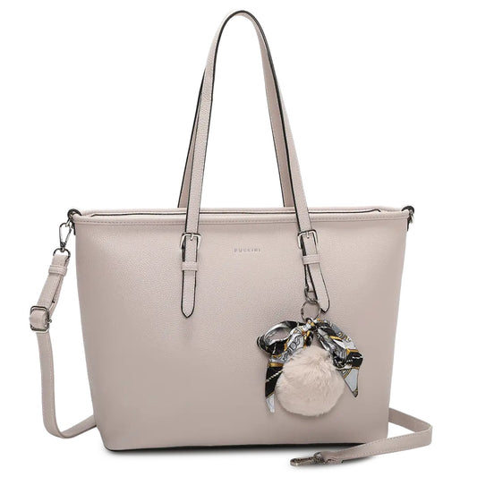 Puccini Anna Handväska Stor Beige