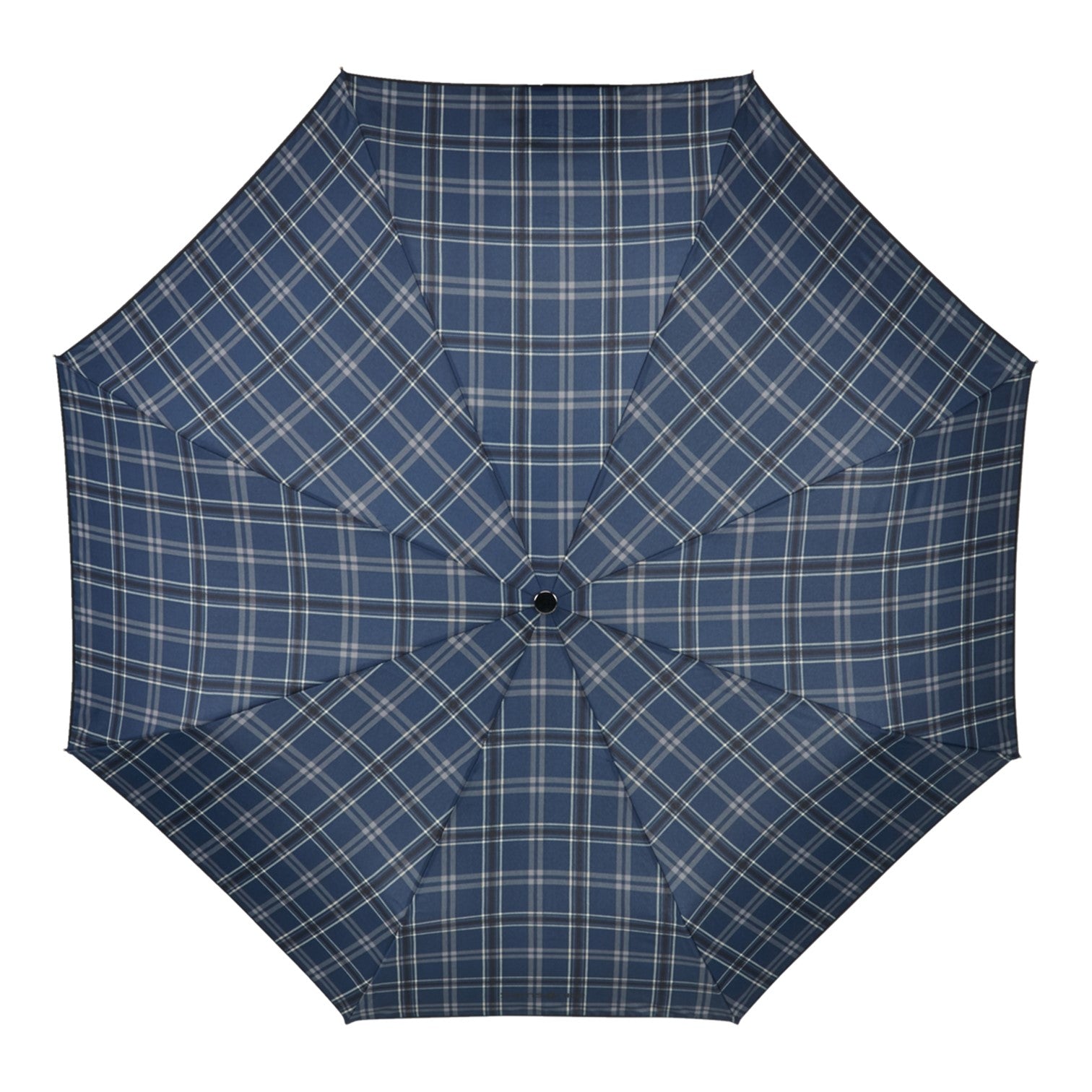 Samsonite Wood Auto-Open Paraply Svart Blå