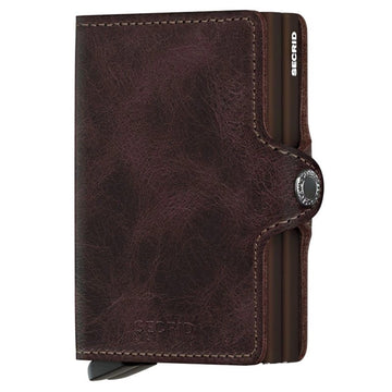 Secrid Twinwallet Skinnplånbok Vintage Chocolate