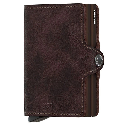 Secrid Twinwallet Skinnplånbok Vintage Chocolate