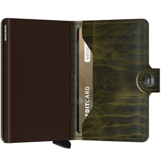 Secrid Miniwallet Dutch Martin Olive Skinnplånbok
