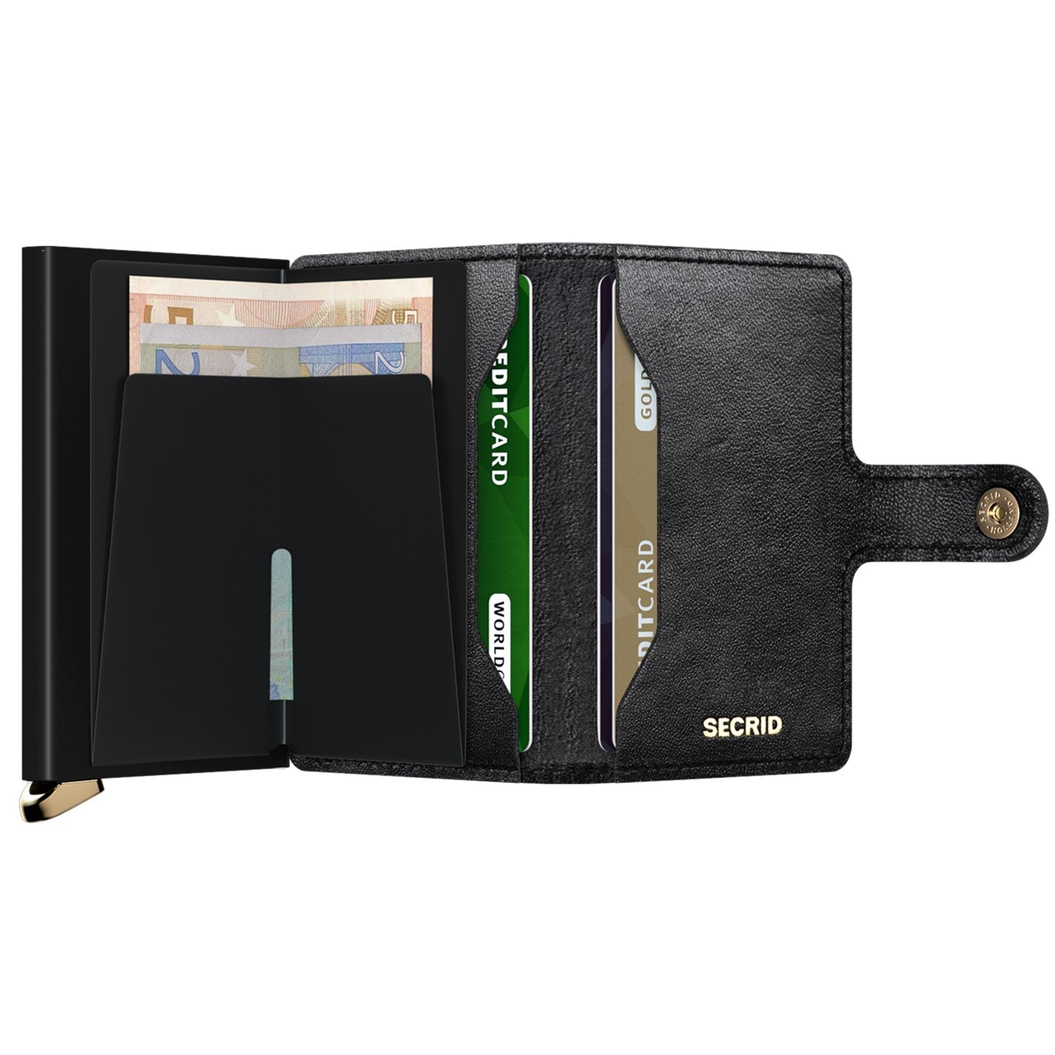 Secrid Premium Miniwallet Skinnplånbok Emboss Diamond black