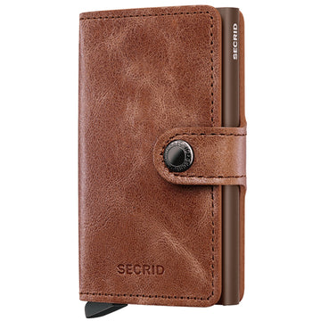 Secrid Miniwallet Læderpung Vintage Brun